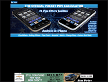 Tablet Screenshot of pipefittercalculator.com